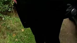 بڑے چھاتی کے ساتھ منحنی BBW کیرن فشر نے پیچھے سے لگایا